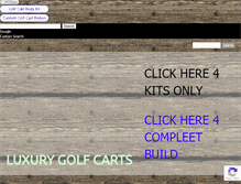 Tablet Screenshot of luxurygolfcarts.com